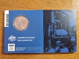 FOLD AUSTRALIA MANUFACTURING ERA - 2017 50c
