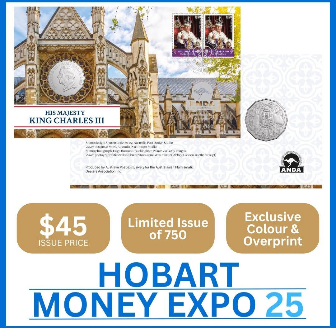 King Charles III 50c ANDA Hobart 2025 PNC
