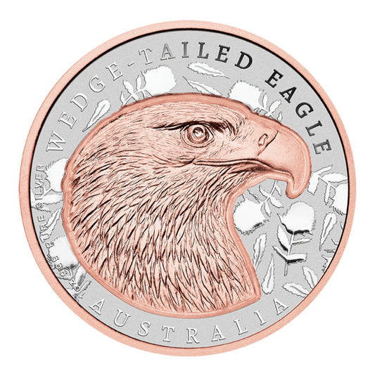 Native Impressions Wedge Tailed Eagle Super Incuse Rose Gold 1oz, 2026