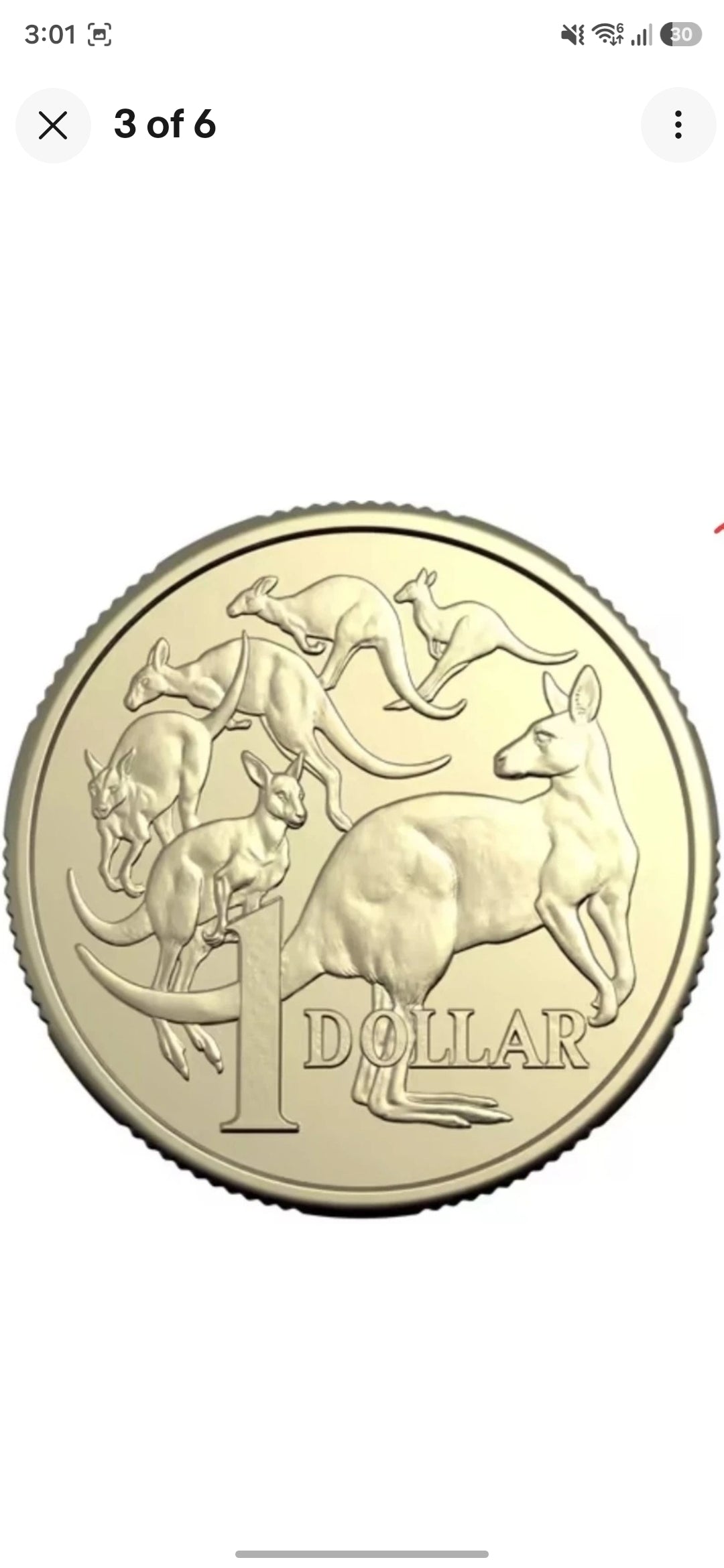 2026 $1 Mob of Six Roos, RAM Roll (T/T, H/H)