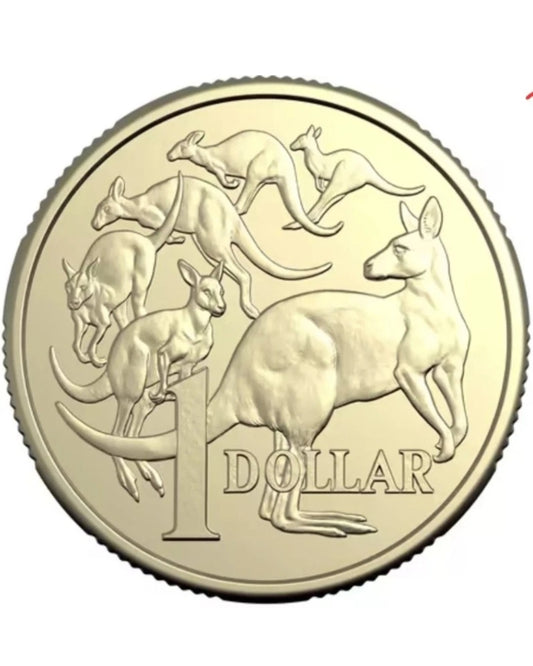 2026 $1 Mob of Six Roos, RAM Roll Non-Premium (T/T, H/H)