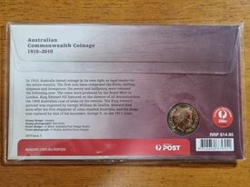 Commonwealth Coinage (Canberra Stamp Show) $1 PNC 2010