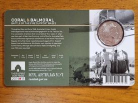 Battle of Coral Balmoral 50c 2018