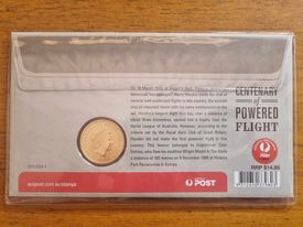 Centenary of Powered Flight Canberra Show $1 PNC 2010