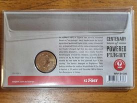 Centenary of Powered Flight Houdini OVP $1 PNC 2010