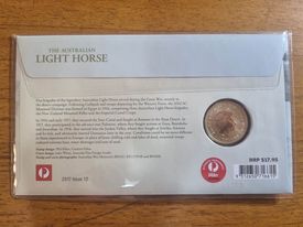 Lighthorse WW1 Centenary ANDA Brisbane Overprint $1 PNC 2017
