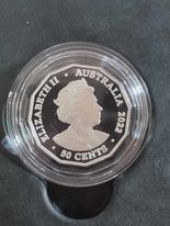 QEII Platnium Jubilee Fine Silver Proof 50c 2022