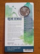 Richie Benaud 50c card 2017