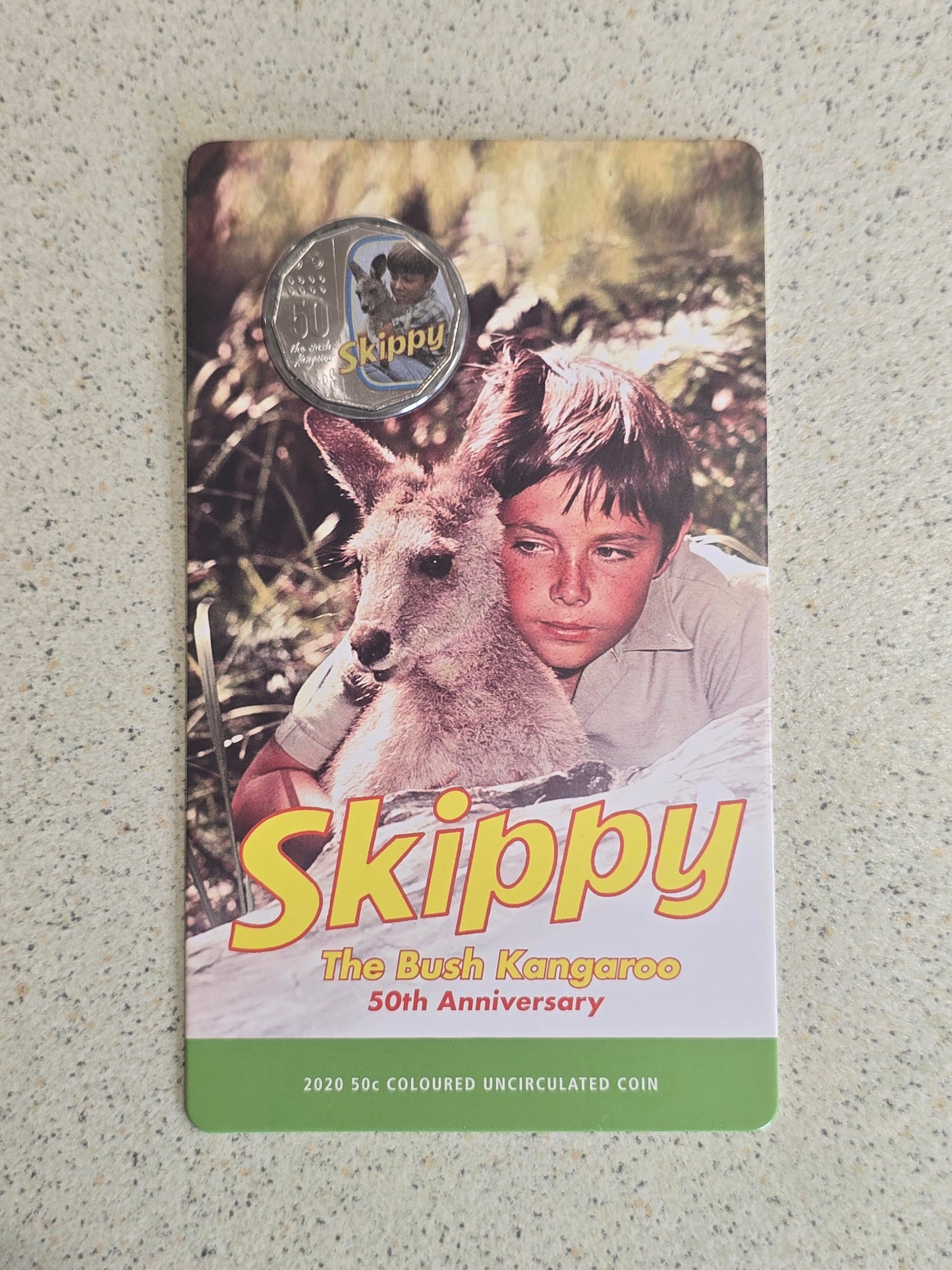 Skippy Coloured 50c card 2020