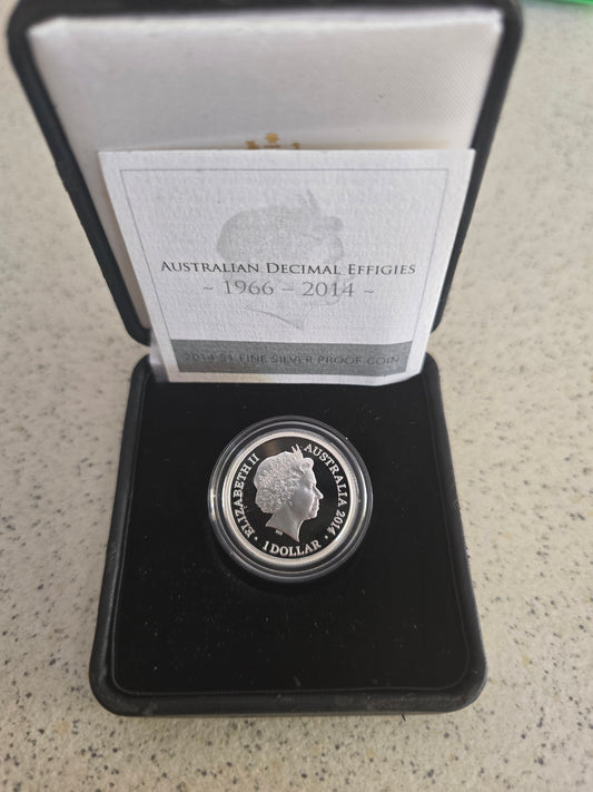 Decimal Currency Effigies Silver Proof $1