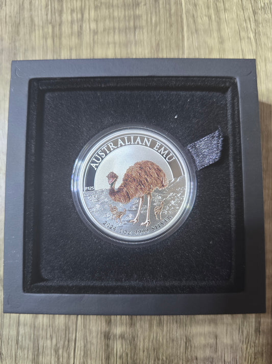 Emu Coloured 1oz 2024
