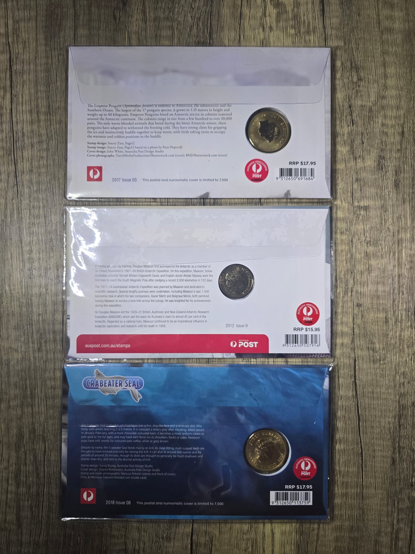 Australian Antarctic Festival 2020 Gold PNC Set (28/50)