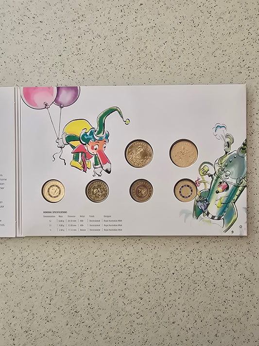Mr Squiggle UNC coin set 2019