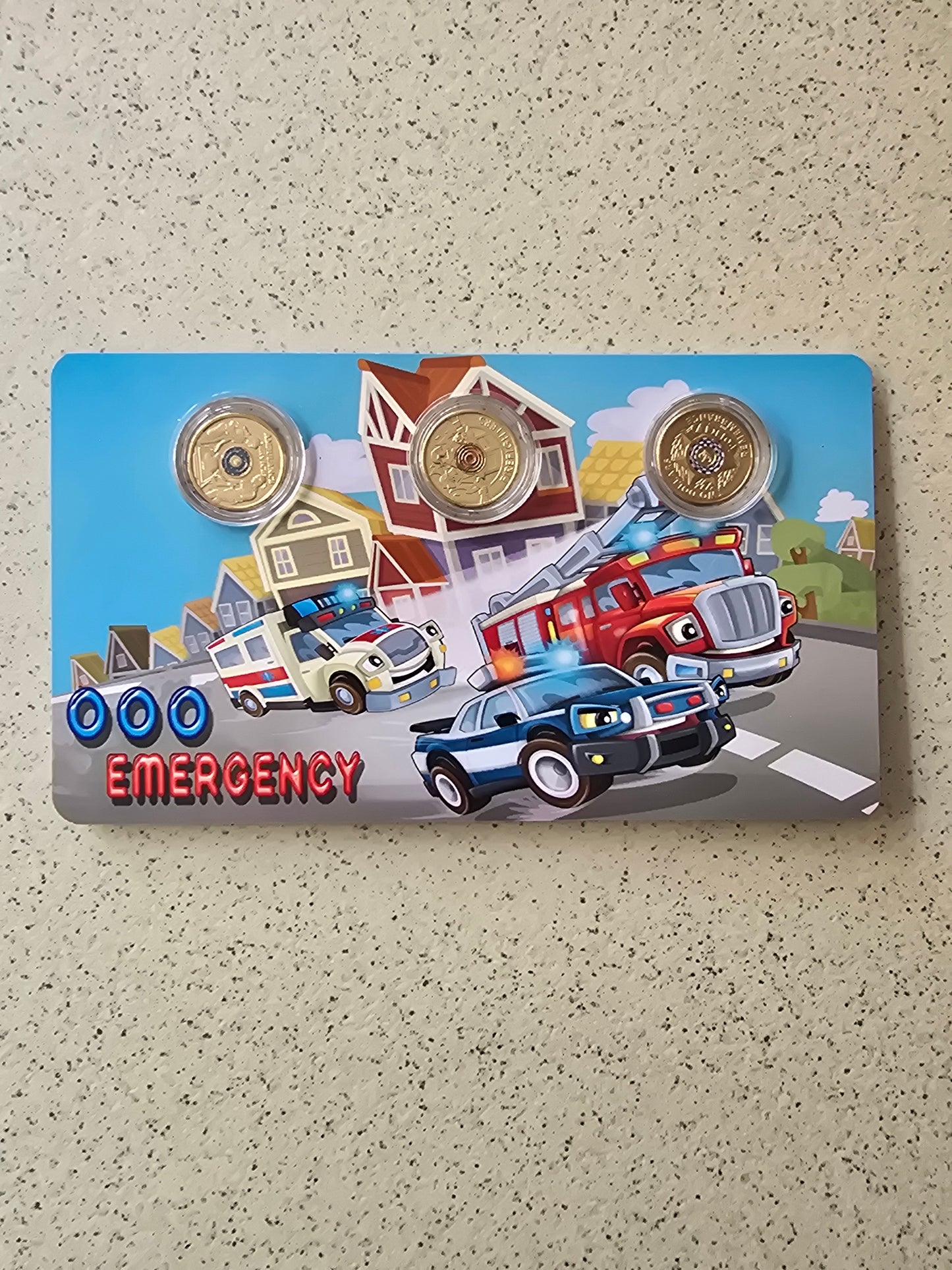 Allanistic Emergency Services 000 $2 UNC card, 2021