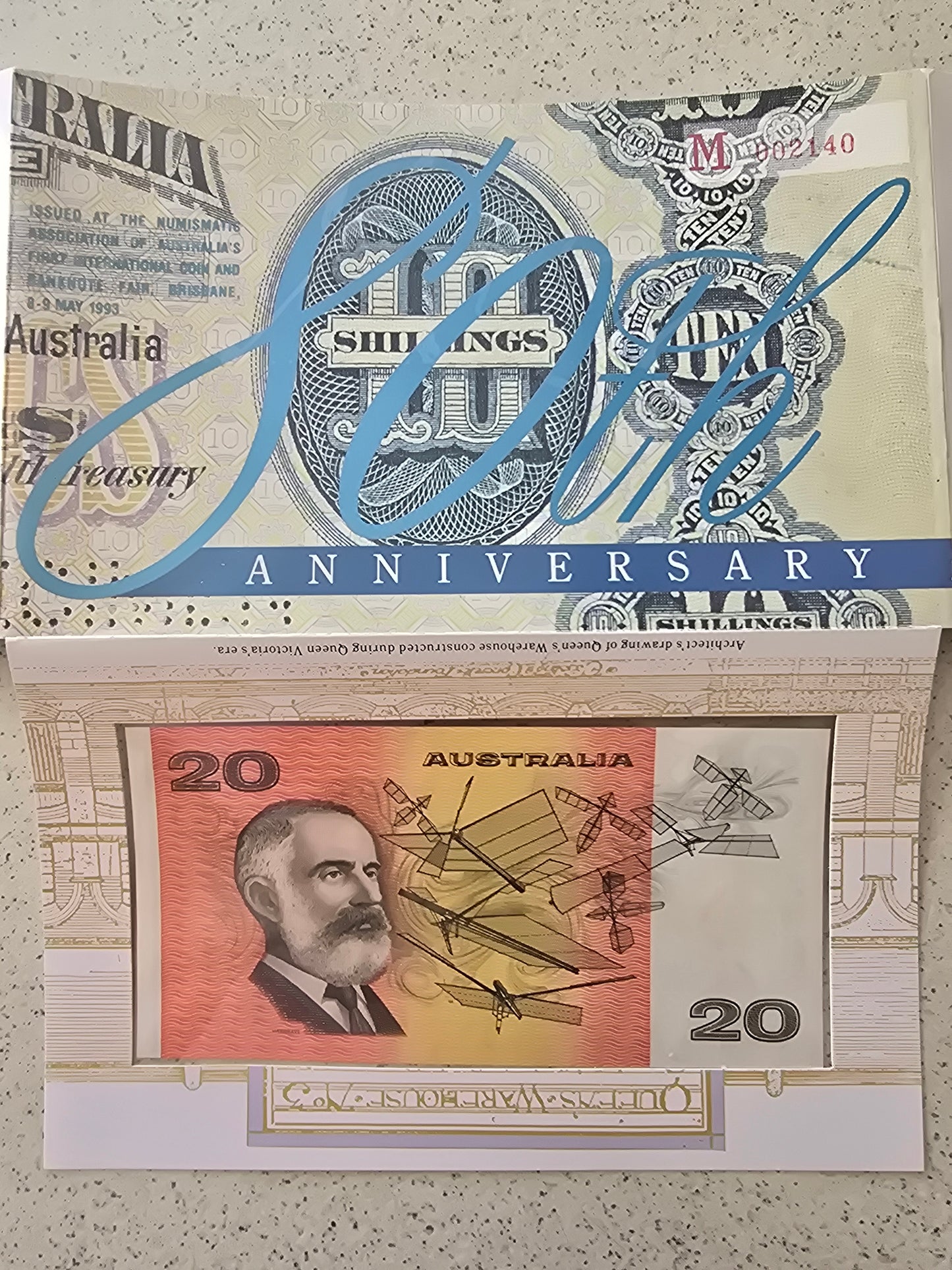 Twenty Dollars $20 80th Anniversary NPA Folder 1993