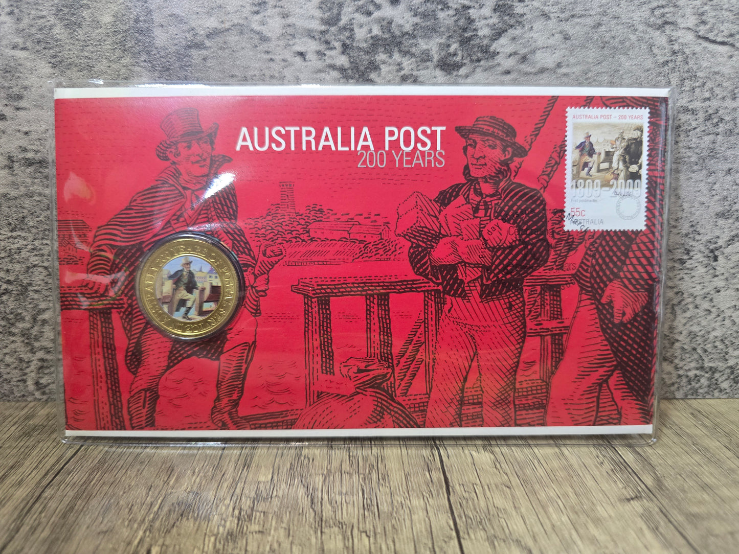 Australia Post 200 years of Service $1 PNC