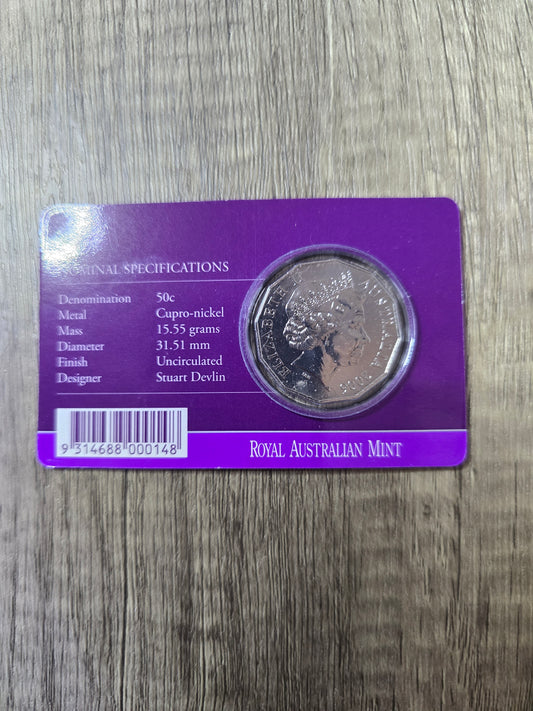 Queen Elizabeth 80th birthday 50c