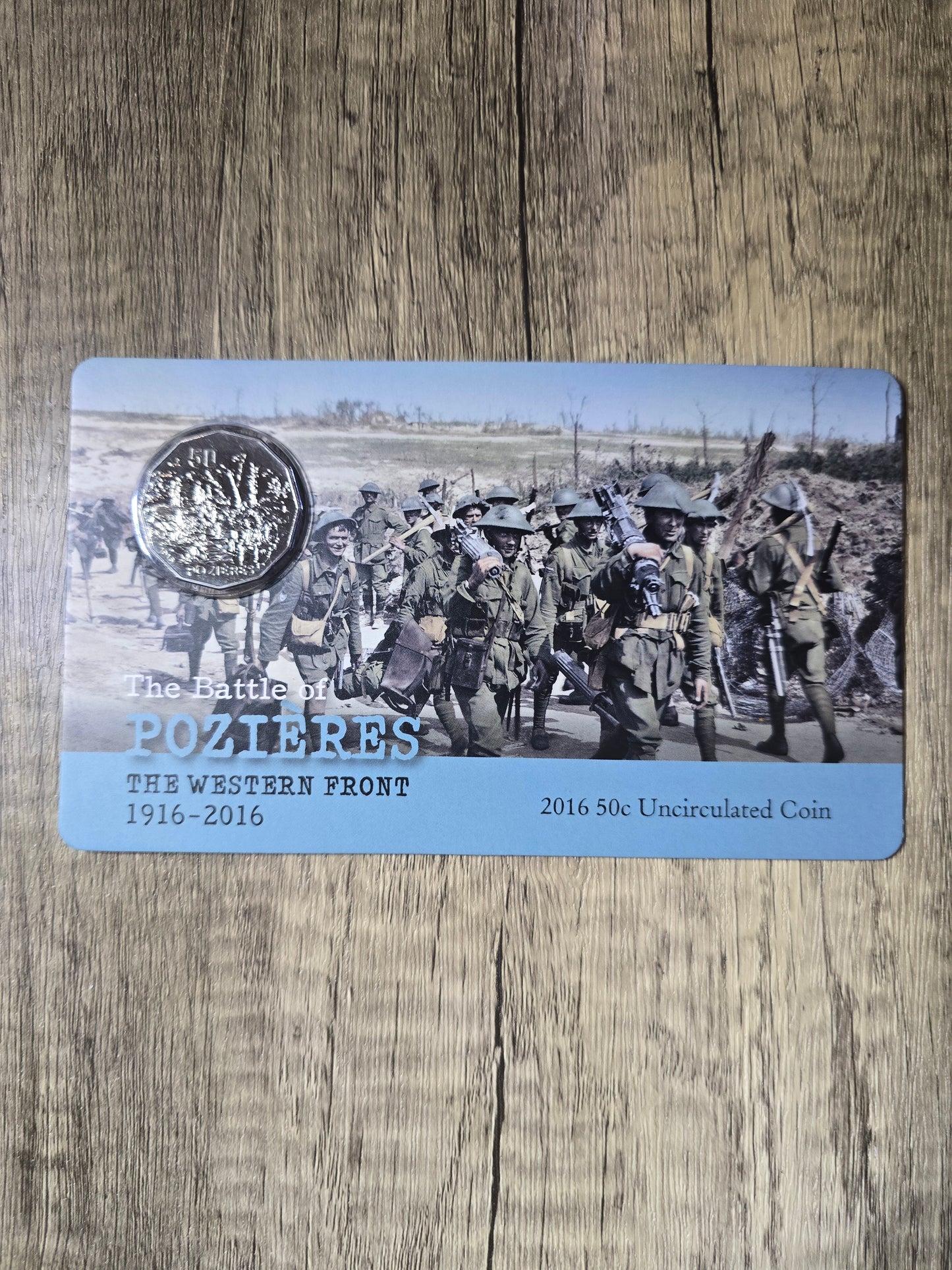 Battle of Pozieres, Western Front 1916-2016 50c