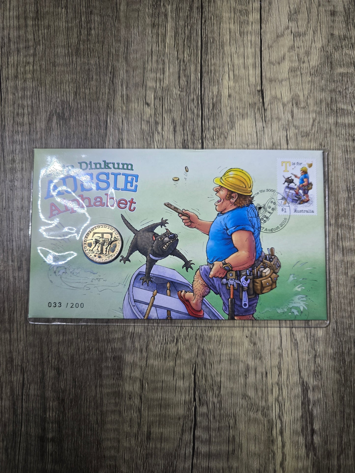 Fair Dinkum Letter T 2016 Impressions PNC x/200