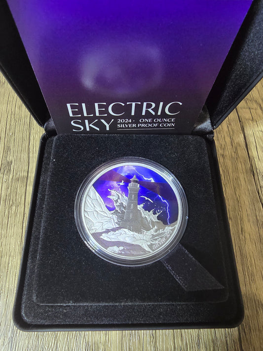 Electric Sky Coloured Proof 1oz 2024