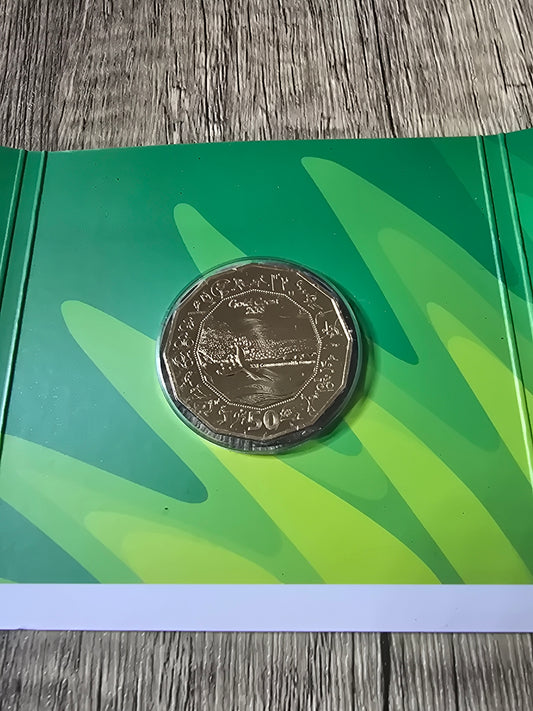 Gold Coast ComGames 50c Gold Plated Carded 2018
