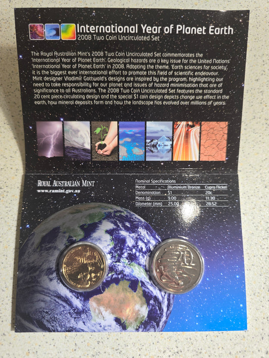 Planet Earth - 2 Coin 2008