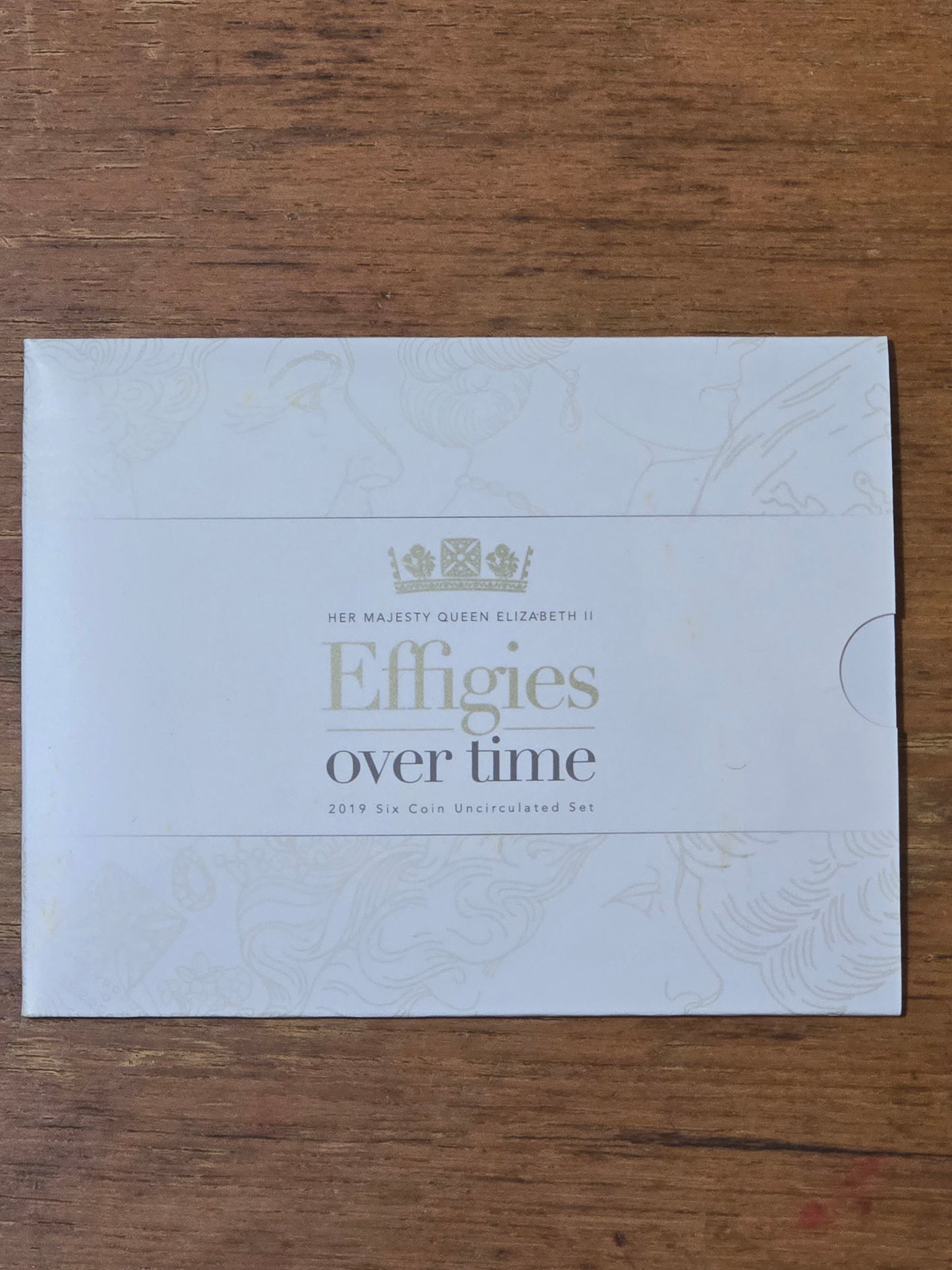 2019 Effigies over time UNC set