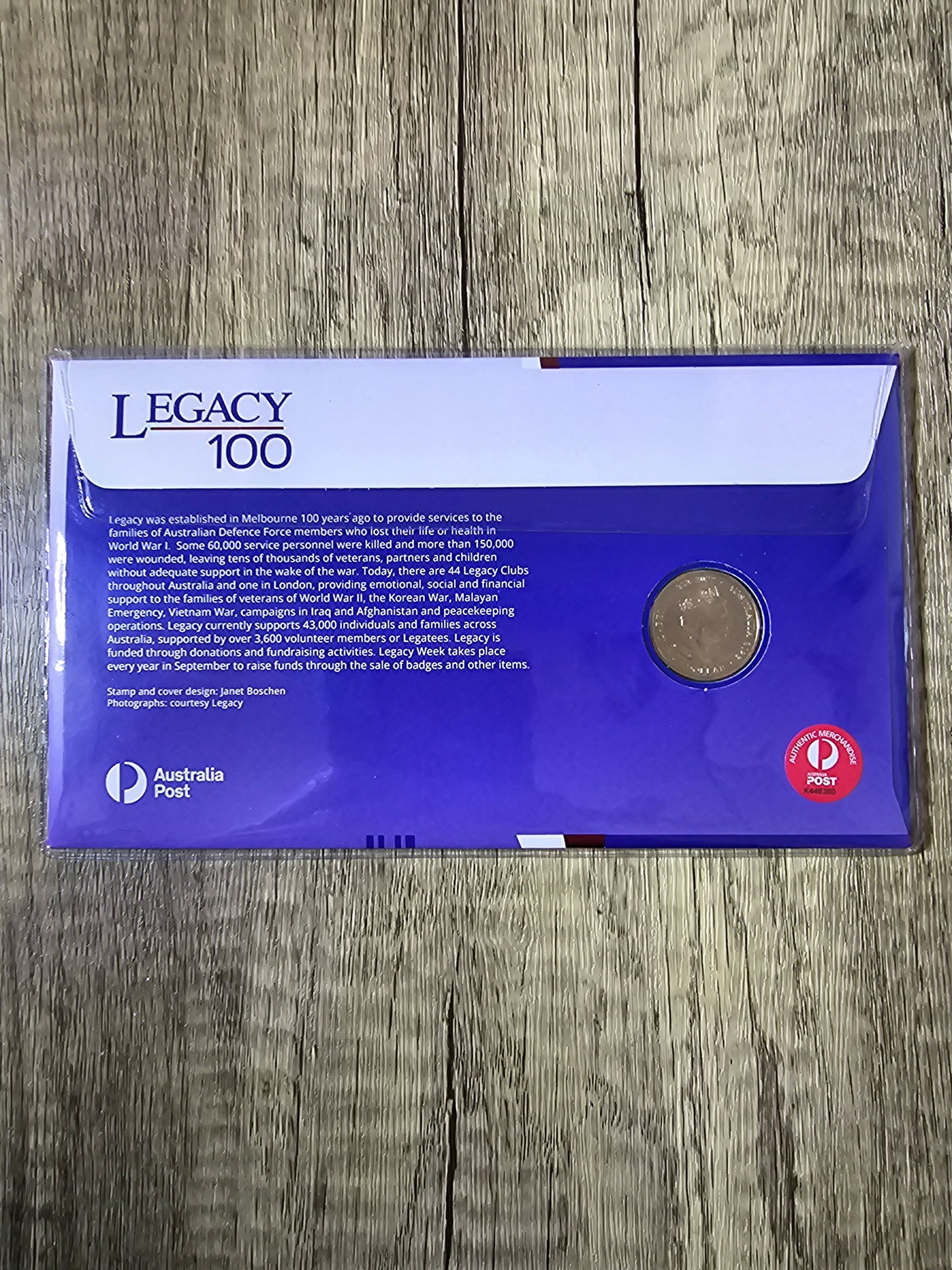 Legacy Centenary $1 Impressions PNC 2023