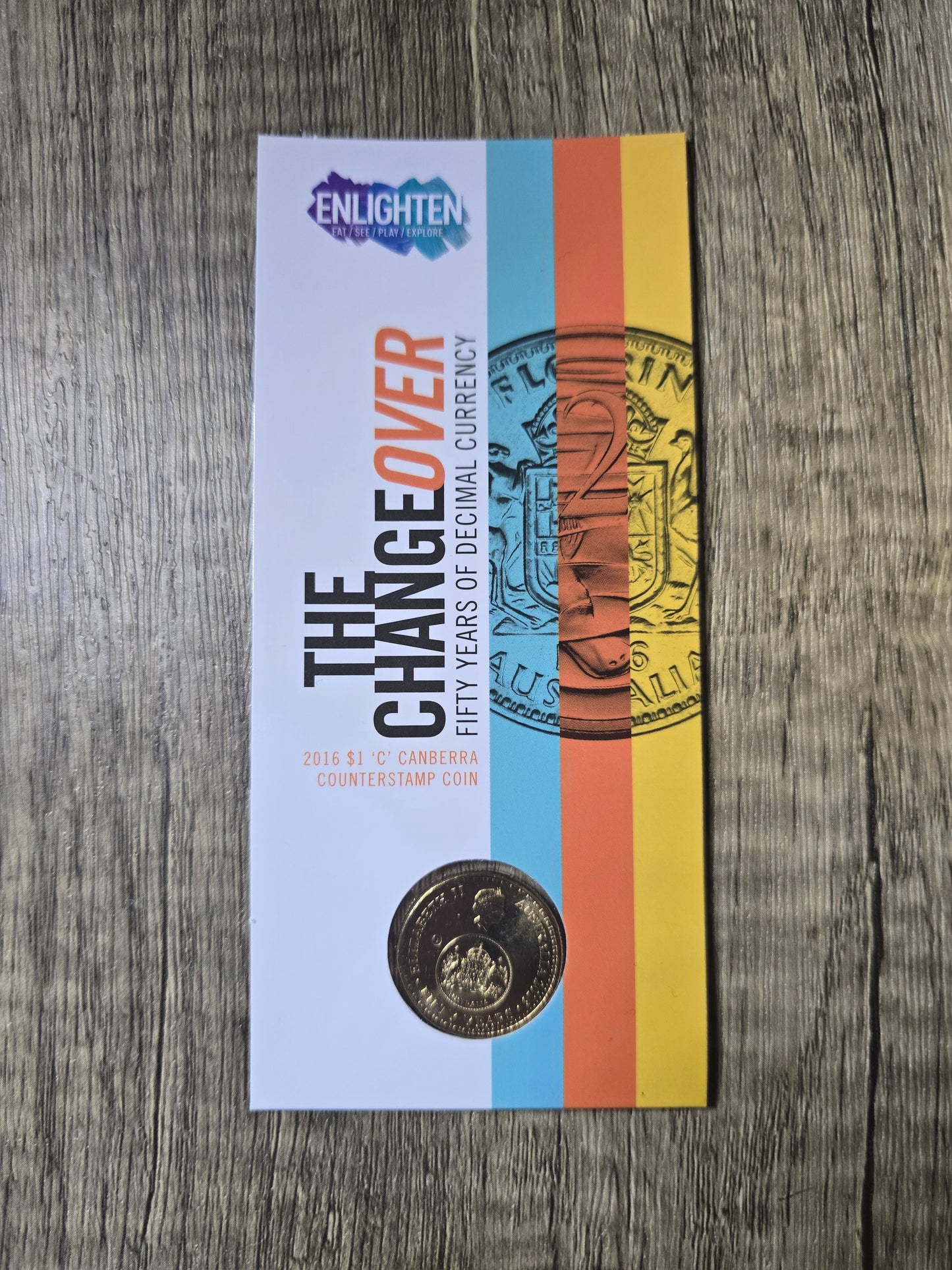 Enlighten Changeover $1 Counterstamp "C" 2016
