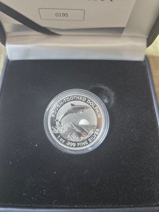 Rough Toothed Dolphin Proof 1oz 2023