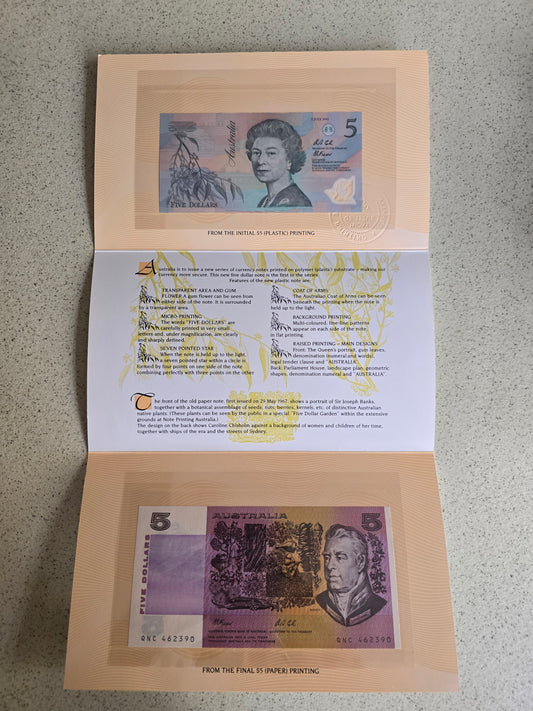 $5 NPA Folio Embossed Cover, First-Last 1992 issue