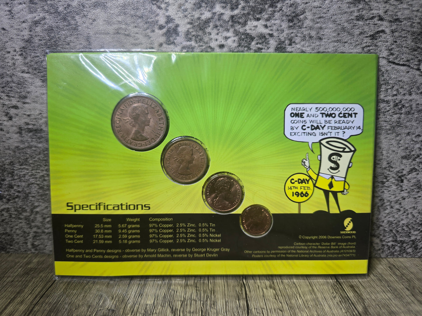 From Pence to Cents (Downies Issue)