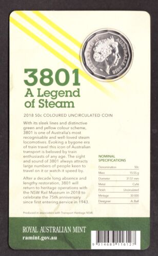 3801 Steam Train 50c