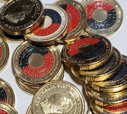 Aboriginal Flag $2 security rolls 2021