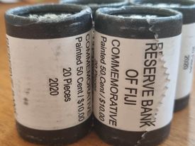 Fiji 50c - 50 years of Independance Roll 2020