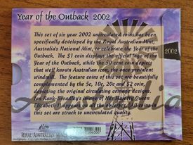 2002 UNC Year Set - Outback