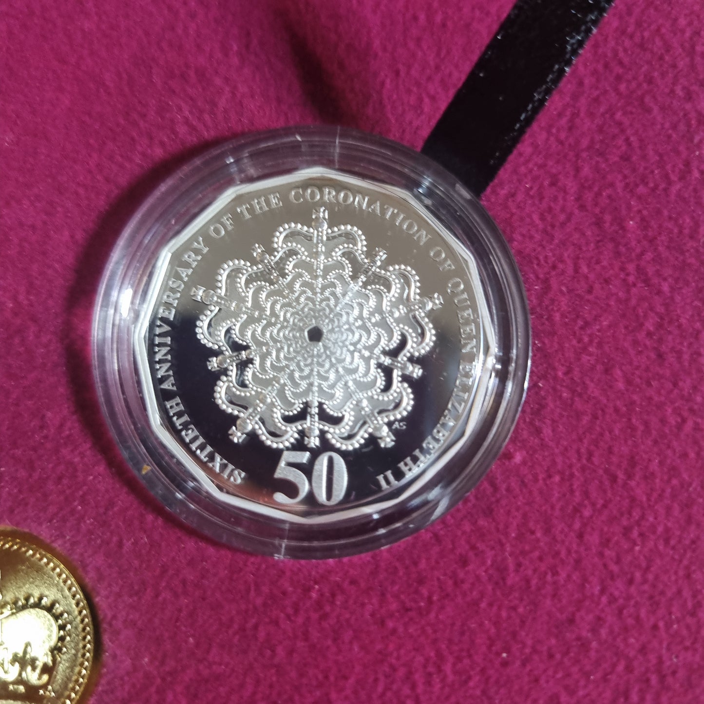 60th Coronation fine silver 50c 2013