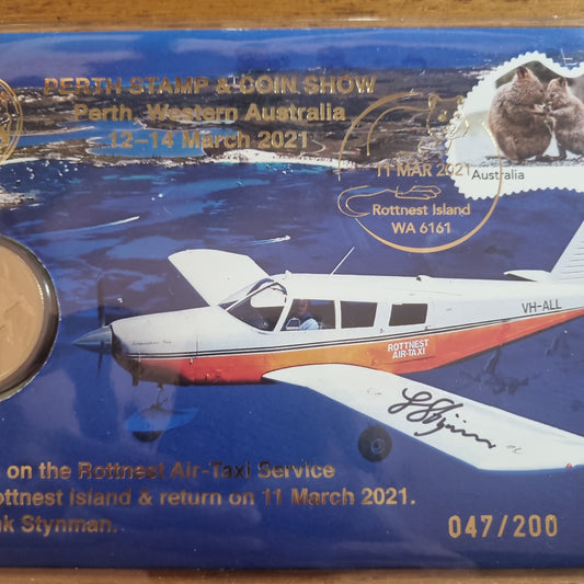 Rottnest Air Taxi / Quokka - Signed PNC 2021