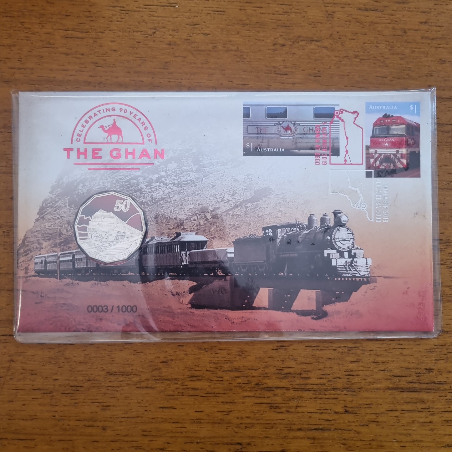 The Ghan 50c Impressions PNC 2019