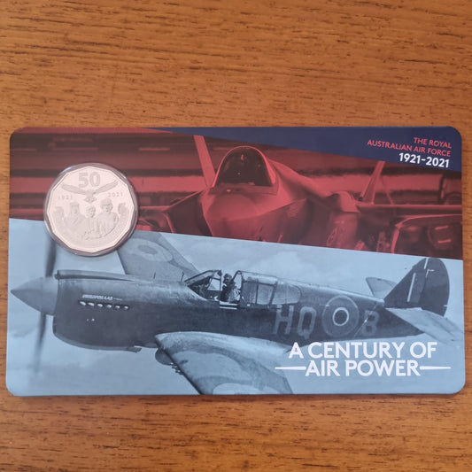 RAAF 1923-2021 Pilots 50c non coloured