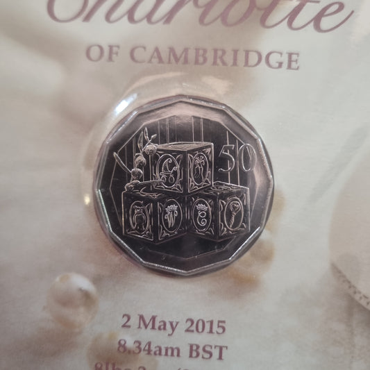 Princess Charlotte 50c APTA OVP PNC 2015