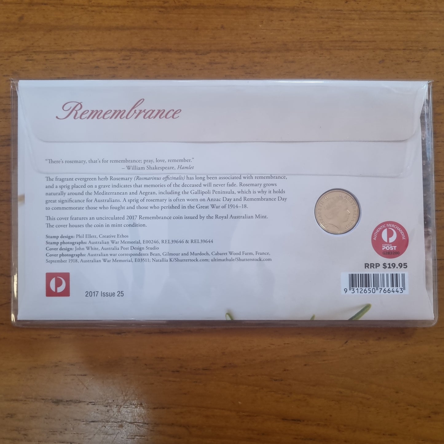 Rosemary-C Mint $2 Canberra Stampshow OVP PNC 2018