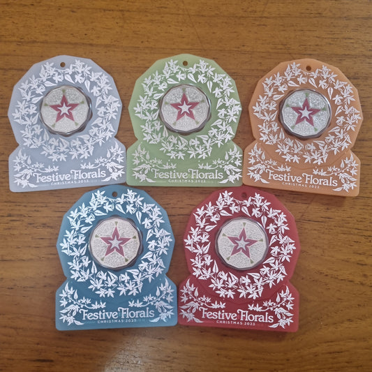 Christmas 50c Red Star 2023 (5 coin set)