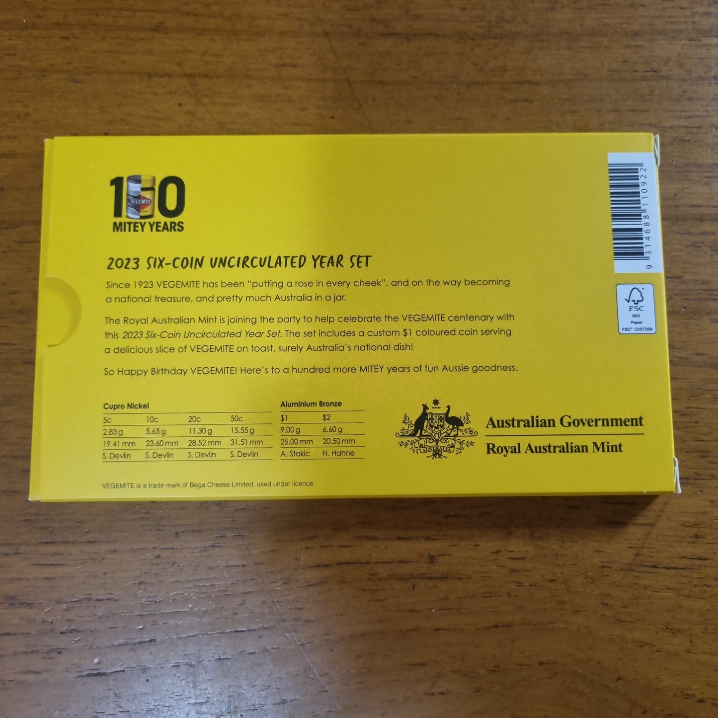 2023 Vegemite UNC Set