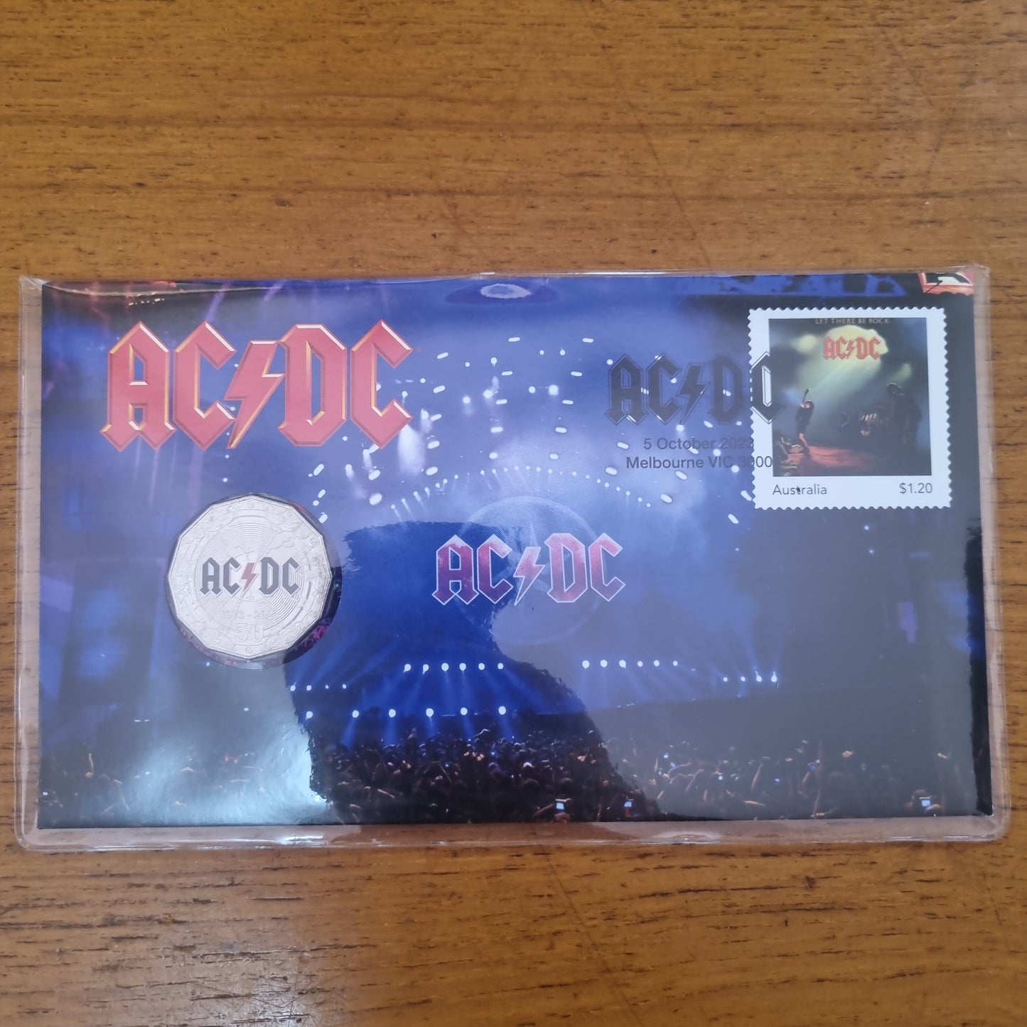 ACDC coloured 50c PNC 2023