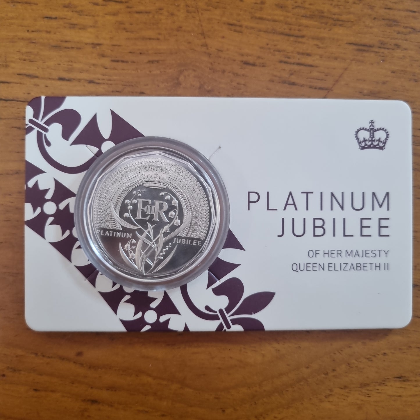 Platnium Jubilee 50c card 2022