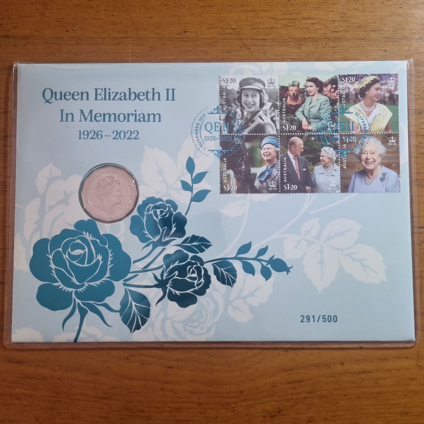 Queen Elizabeth II in Memoriam Impressions PNC 50c, 2023