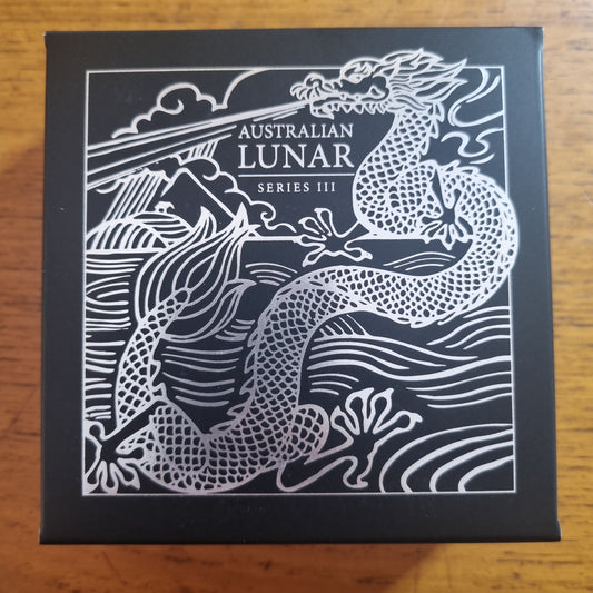 Dragon Coloured 1oz Lunar Series III 2024