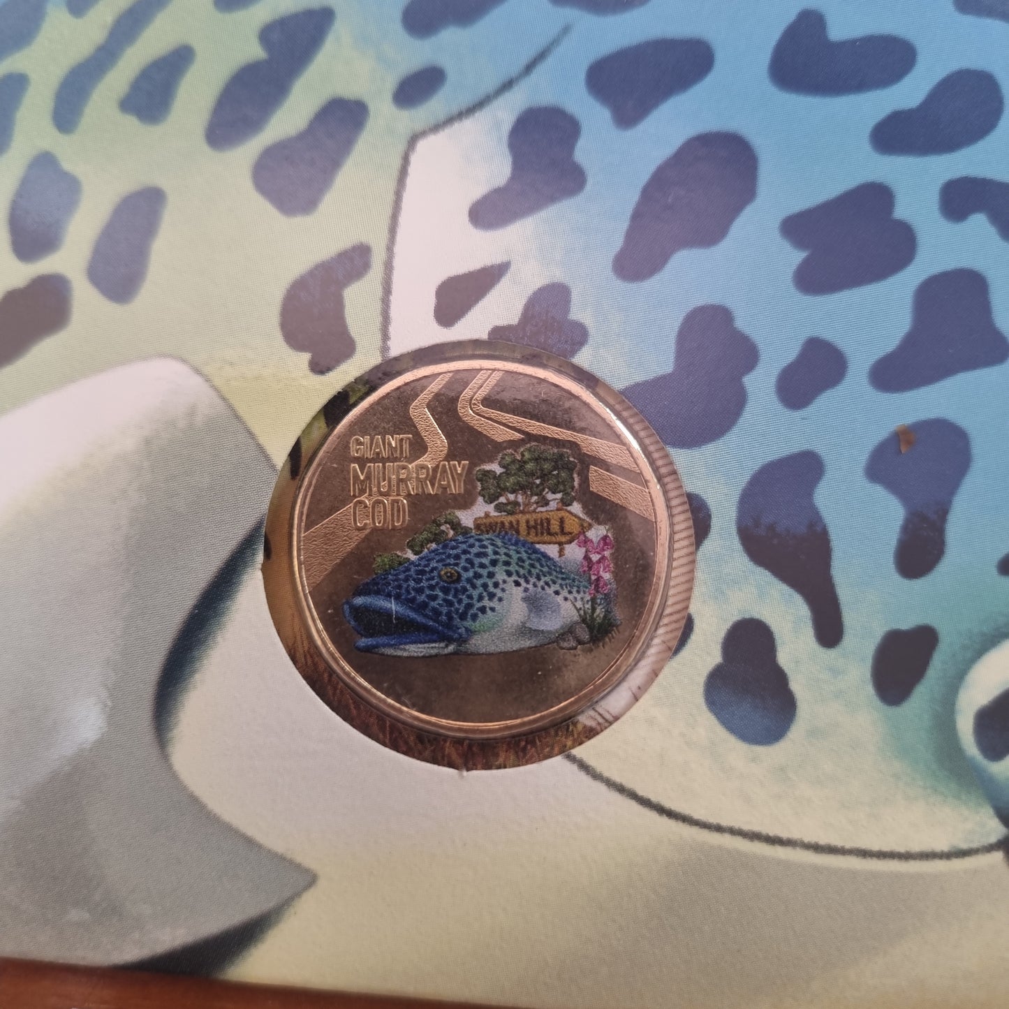 Murray Cod - Big Things Coloured $1 impressions PNC 2023