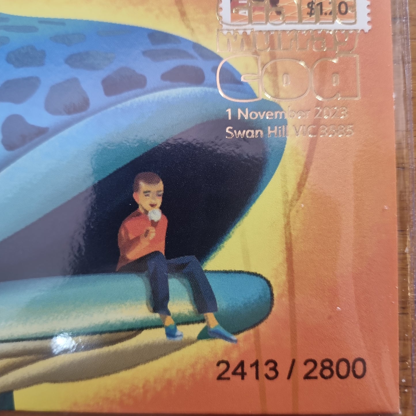 Murray Cod - Big Things Coloured $1 impressions PNC 2023